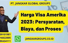 Visa Amerika Harga